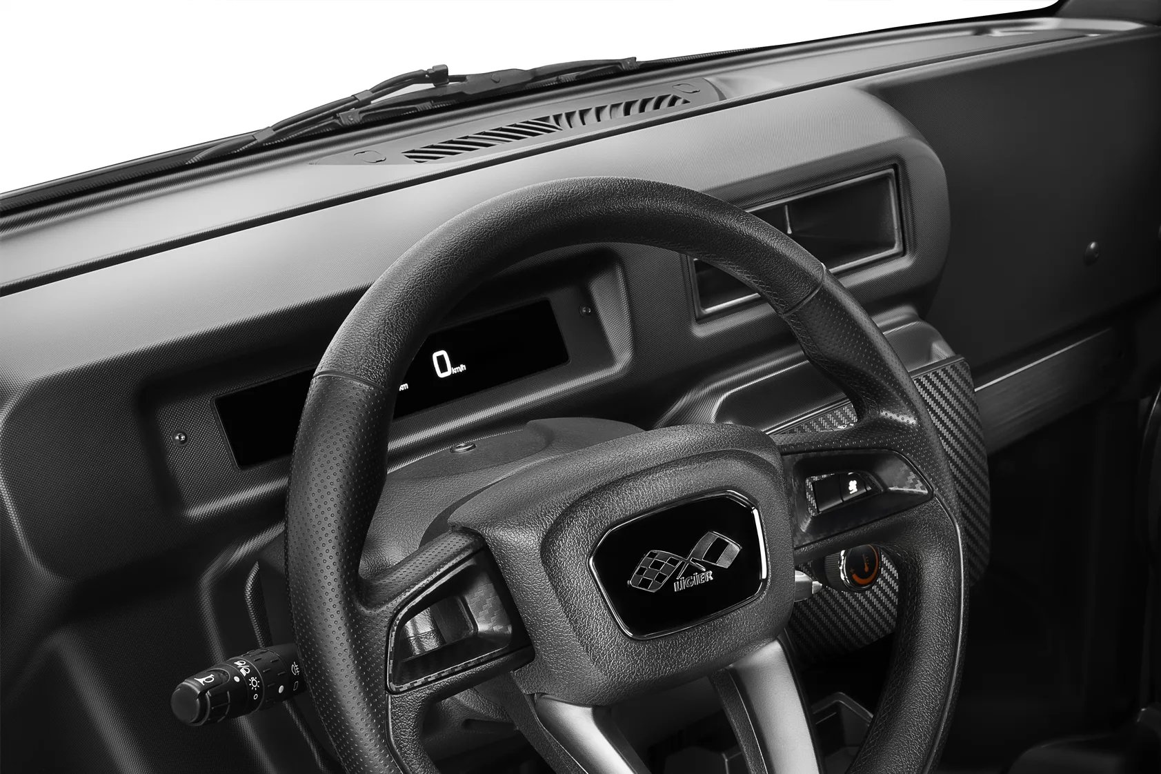 Myli LAB interieur finition carbone